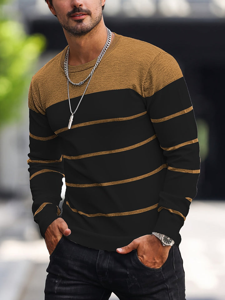 Henry | Striped Crew Neck Jumper