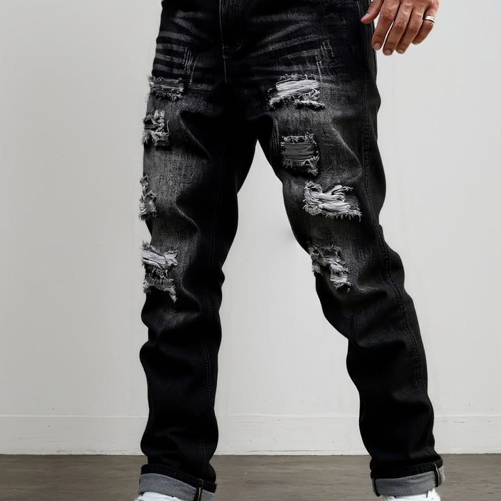 Caleb | Rugged Straight-Leg Jeans