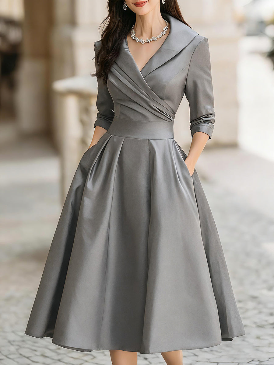 Coraline | Elegant V-Neck Evening Dress