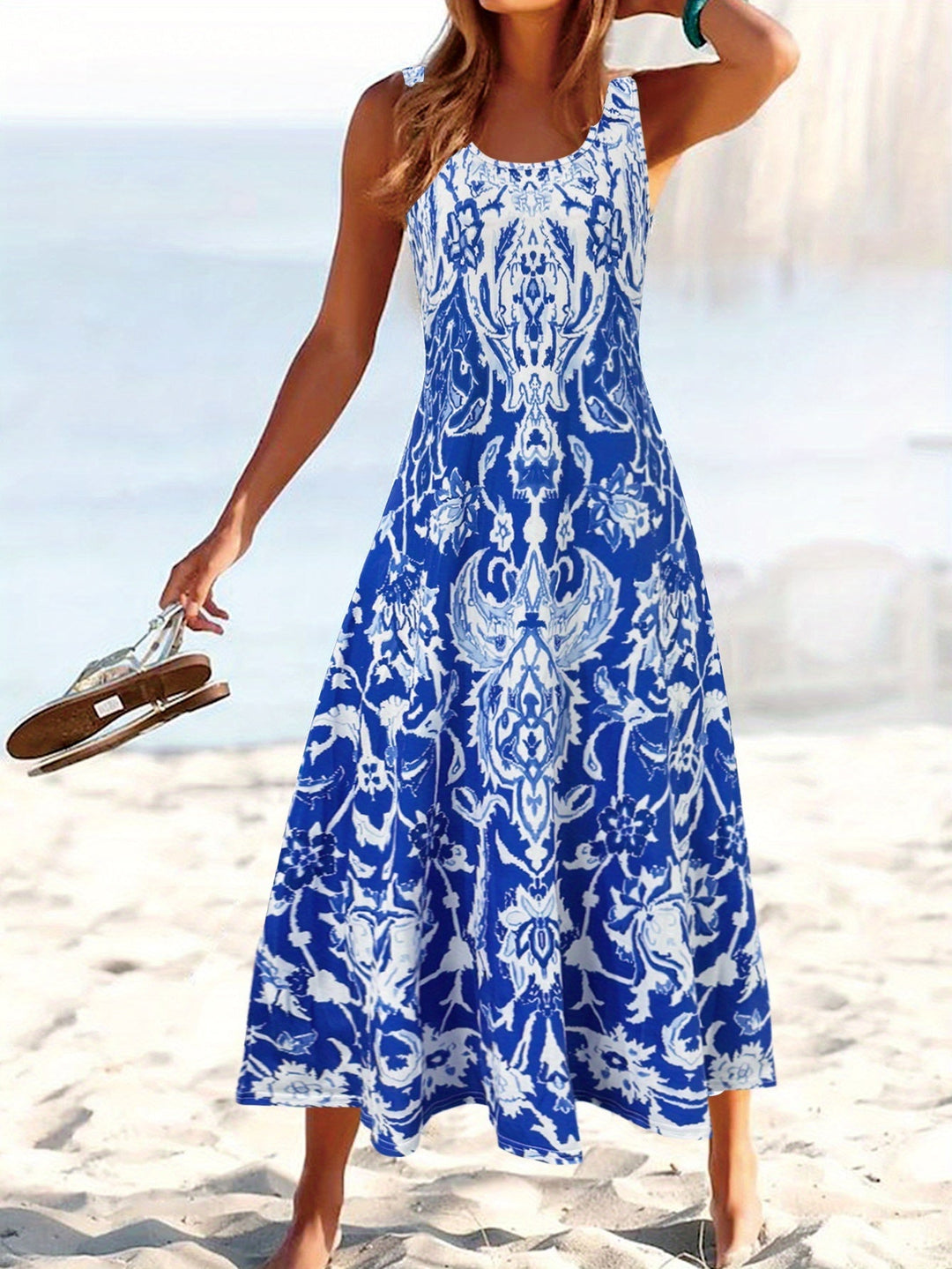 Odette | Flowing Floral Maxi Dress