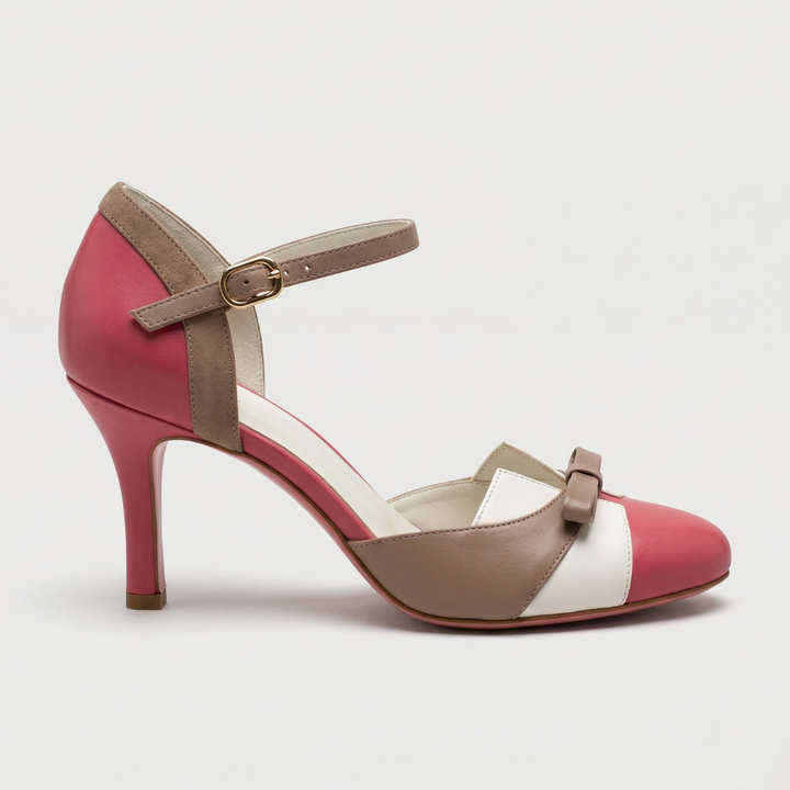 Alana | Comfortable Color Block Heels