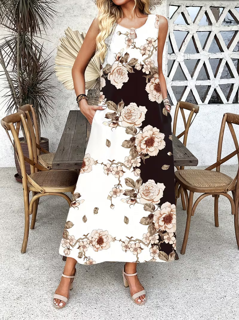 Tahlia | Casual Floral Print Pocket Dress