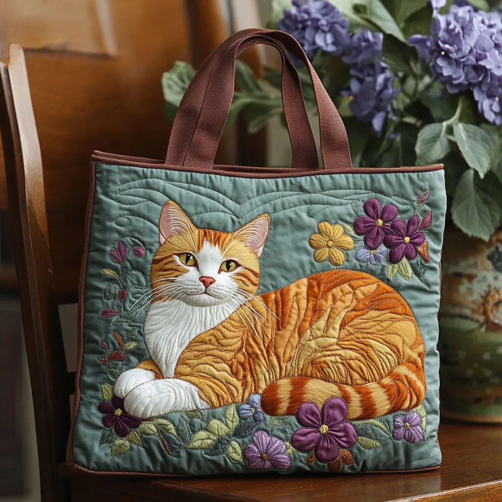 Vanessa | Multicolour Cat Art Tote Bag