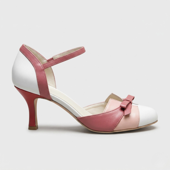 Alana | Comfortable Color Block Heels