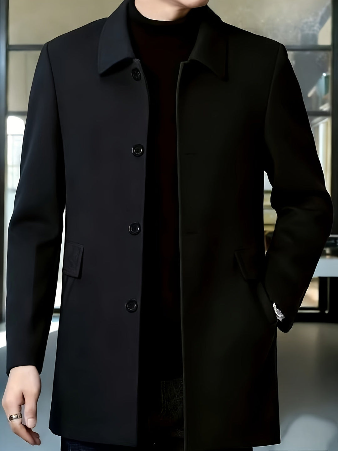 Gerard | Refined Single-Breasted Overcoat