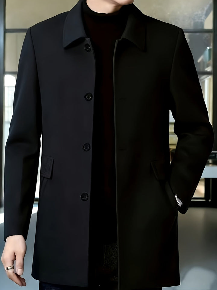 Gerard | Refined Single-Breasted Overcoat