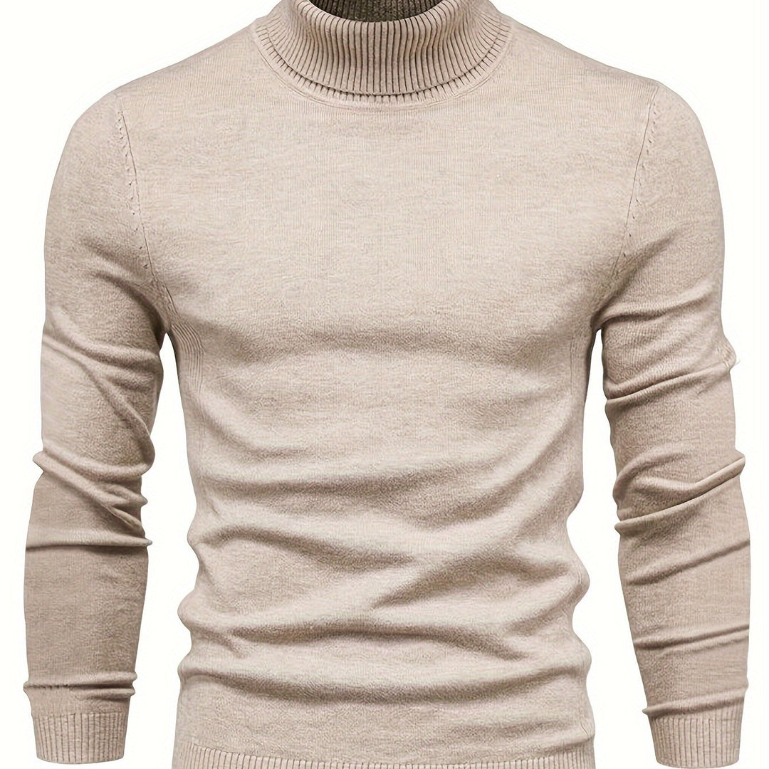 Malcolm | Classic Mock-Neck Jumper
