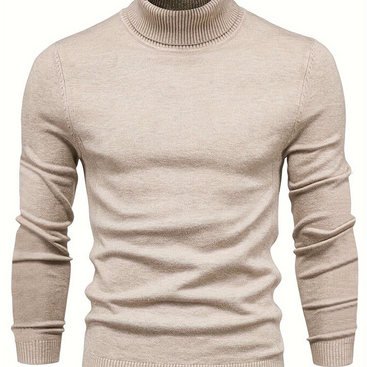 Malcolm | Classic Mock-Neck Jumper