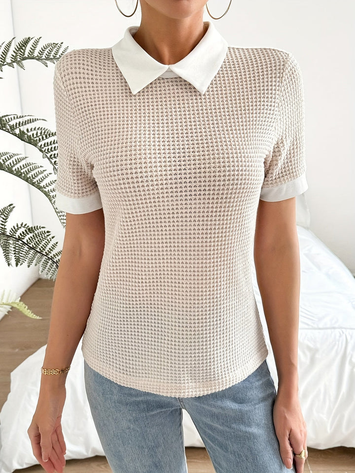 Daphne | Collared Slim-Fit Top