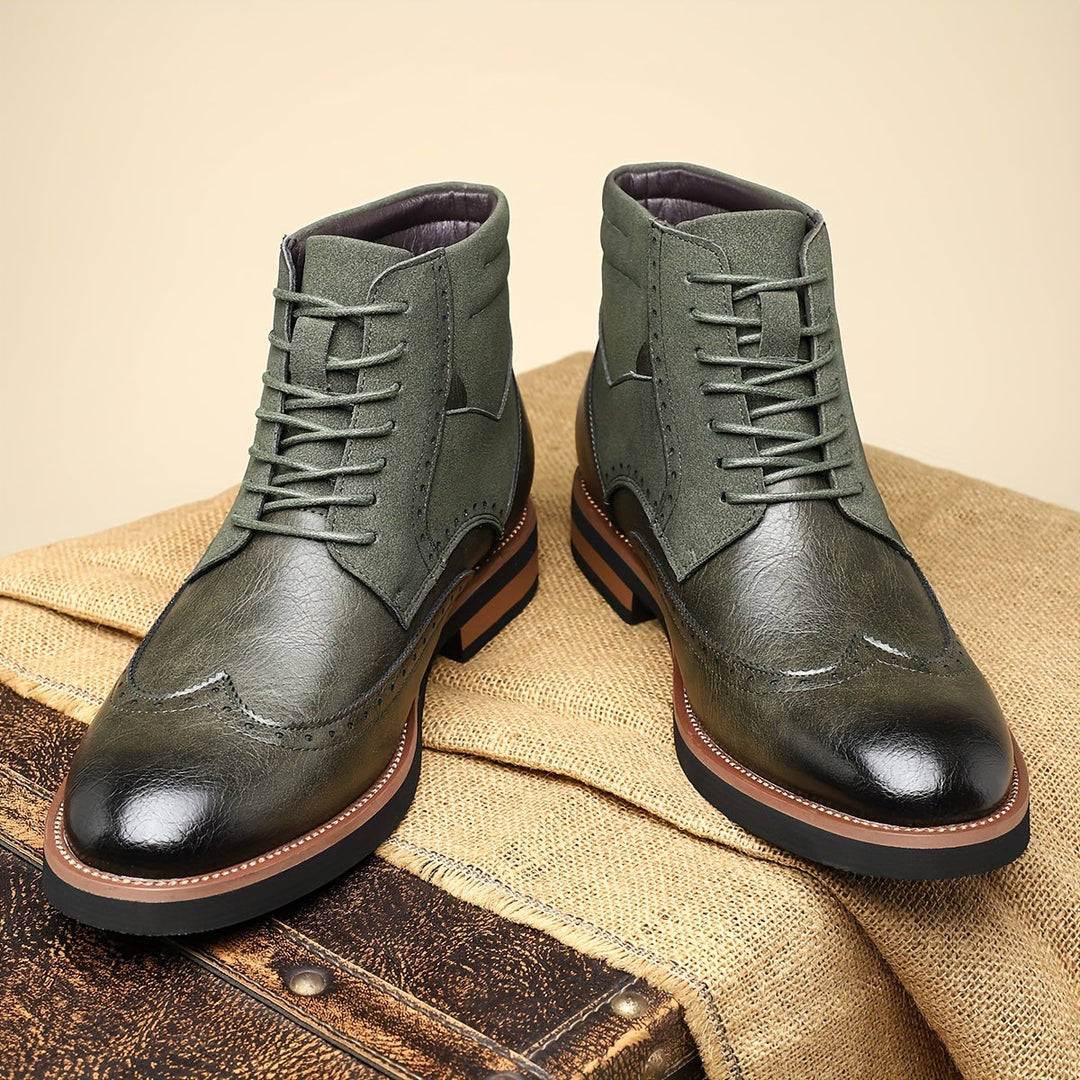 Roland | Classic Wingtip Ankle Boots