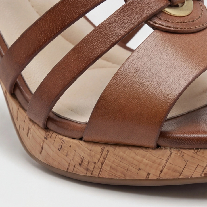 Serena | Orthopedic Strap Open Toe Heels