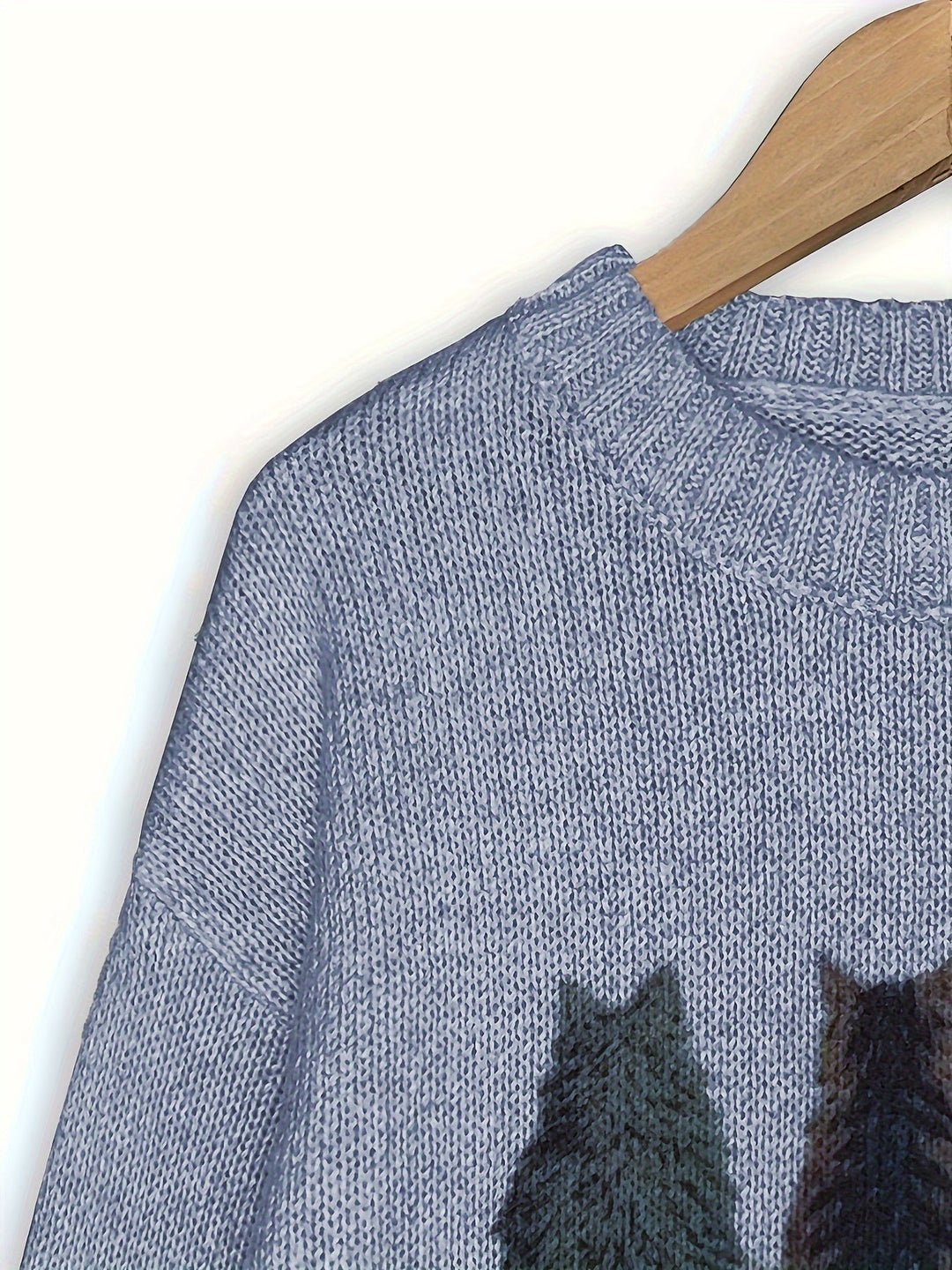 Tamara | Cozy Cat-Print Jumper