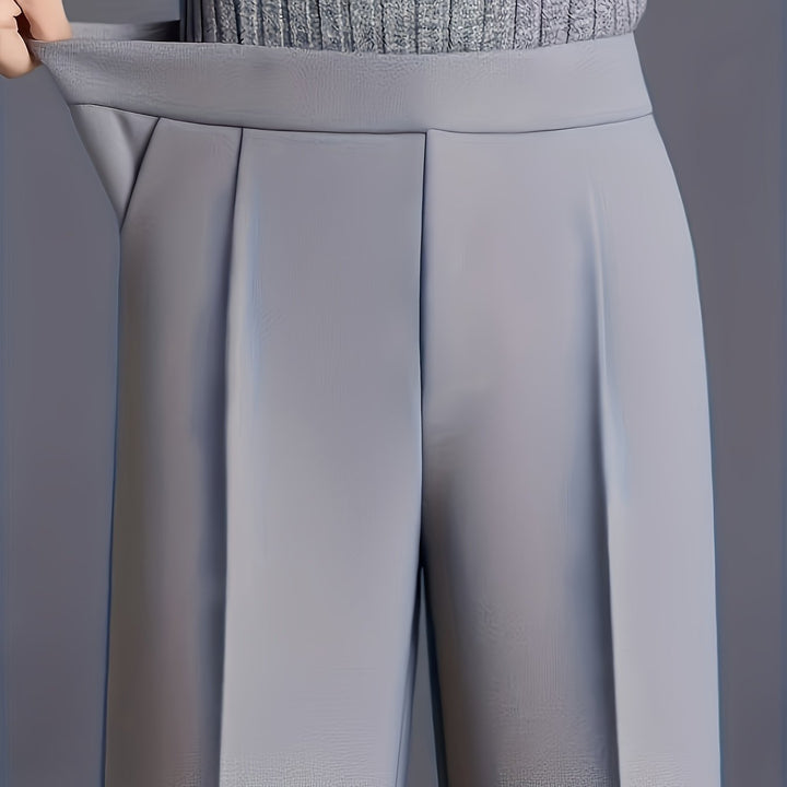 Claudia | High-Waisted Wide-Leg Trousers
