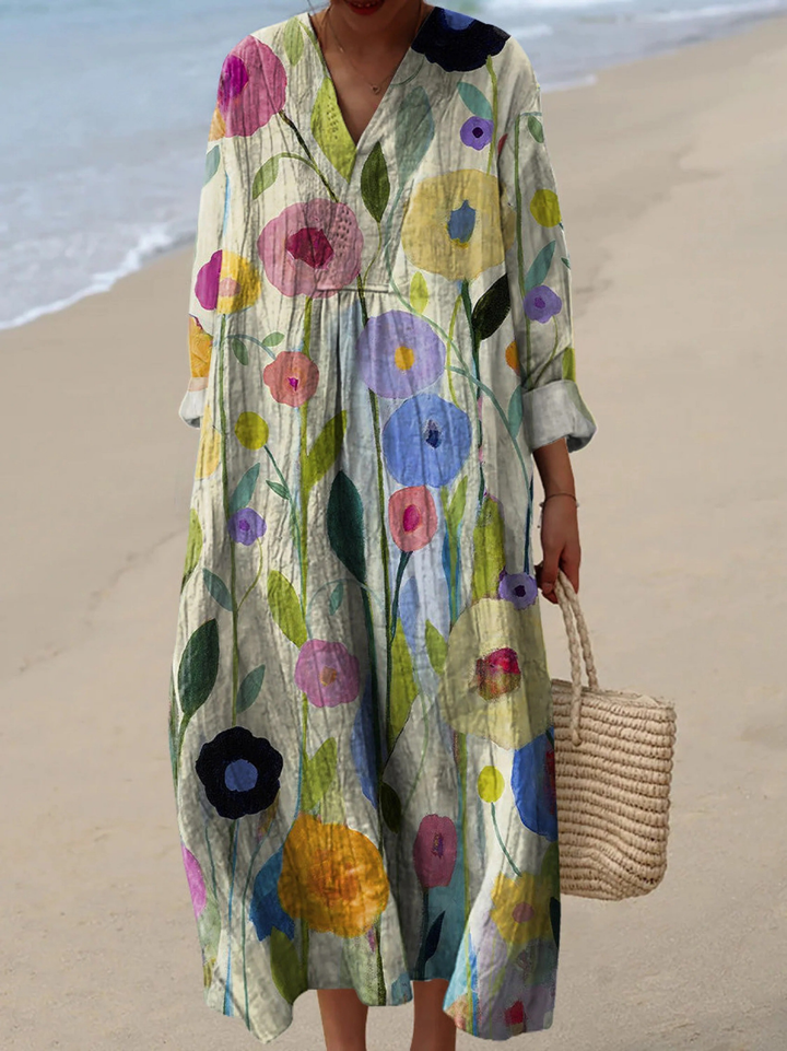 Gwendolyn | Casual Floral Long Dress