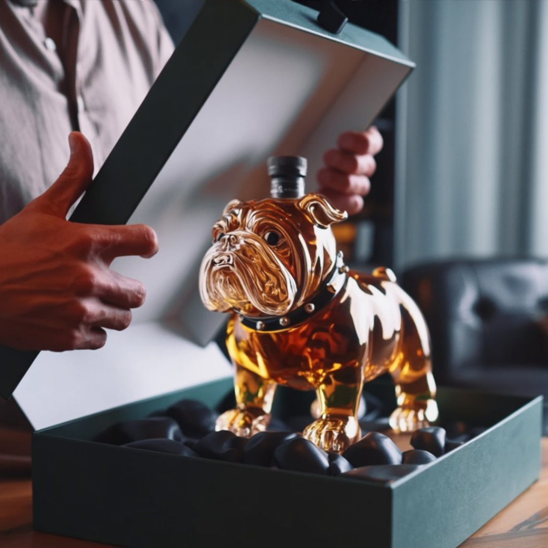 Frank | Whisky Bottle Bulldog Design