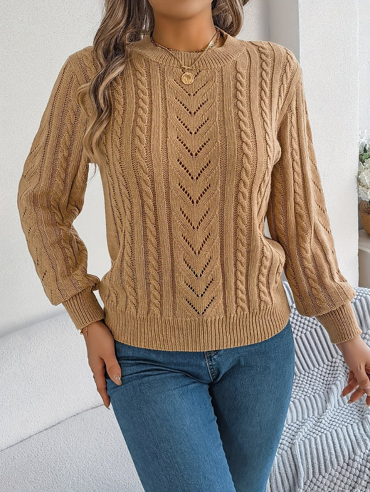 Blythe | Cable-Knit Textured Jumper