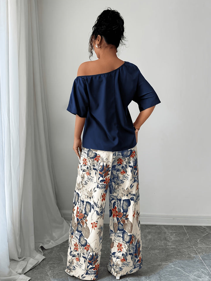 Estella | Off-Shoulder Two-Piece Set