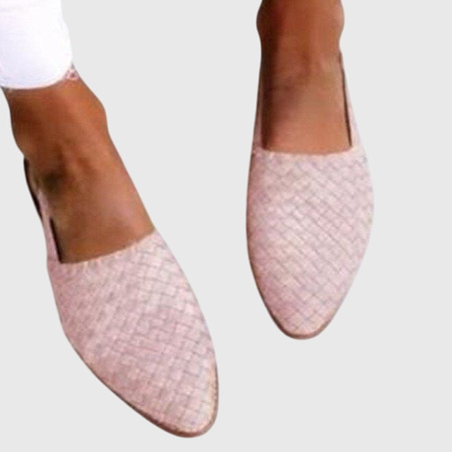 Maeve | Woven Pointed-Toe Flats