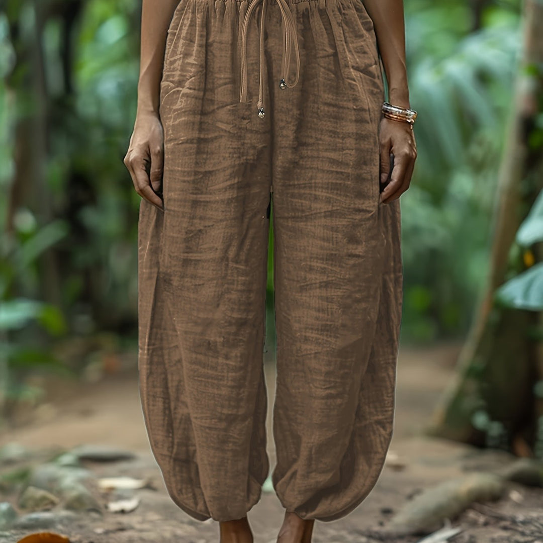 Marjorie | Relaxed Drawstring Lantern Trousers