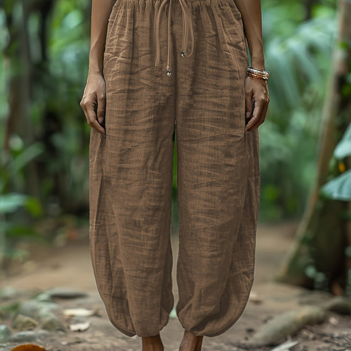 Marjorie | Relaxed Drawstring Lantern Trousers
