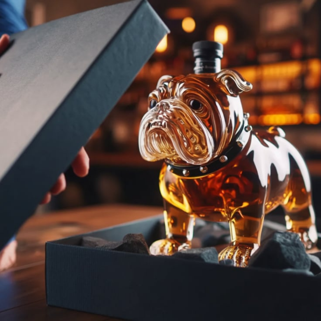 Frank | Whisky Bottle Bulldog Design
