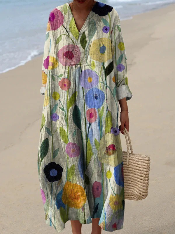 Gwendolyn | Casual Floral Long Dress