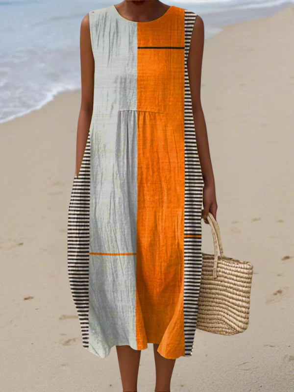 Opal™ | colour Block Midi Dress