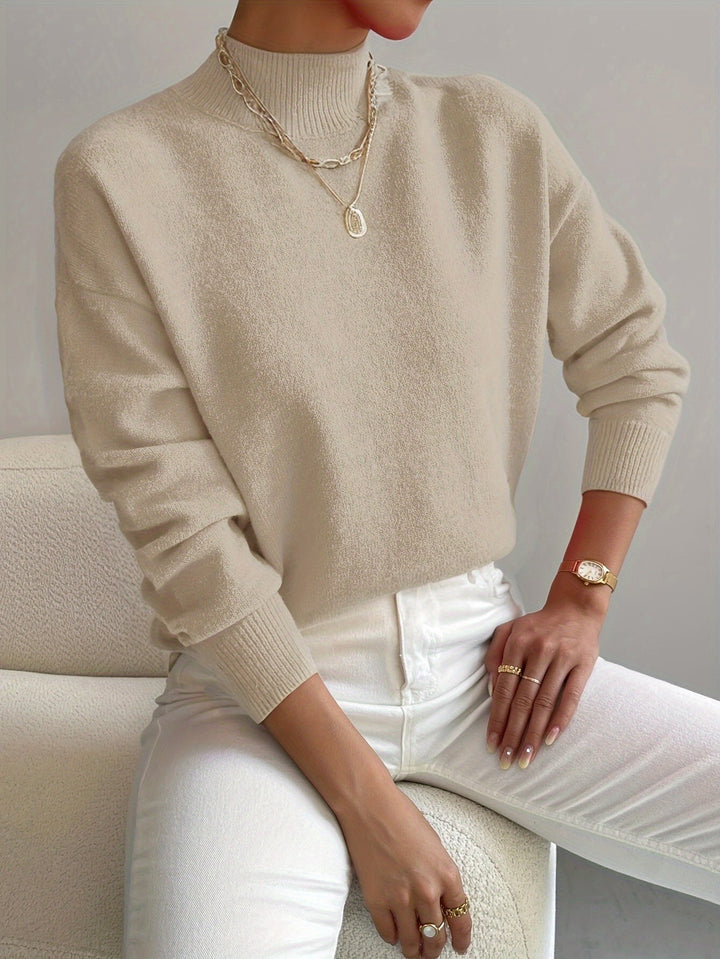 Lorelei | Refined Mock Neck Jumper