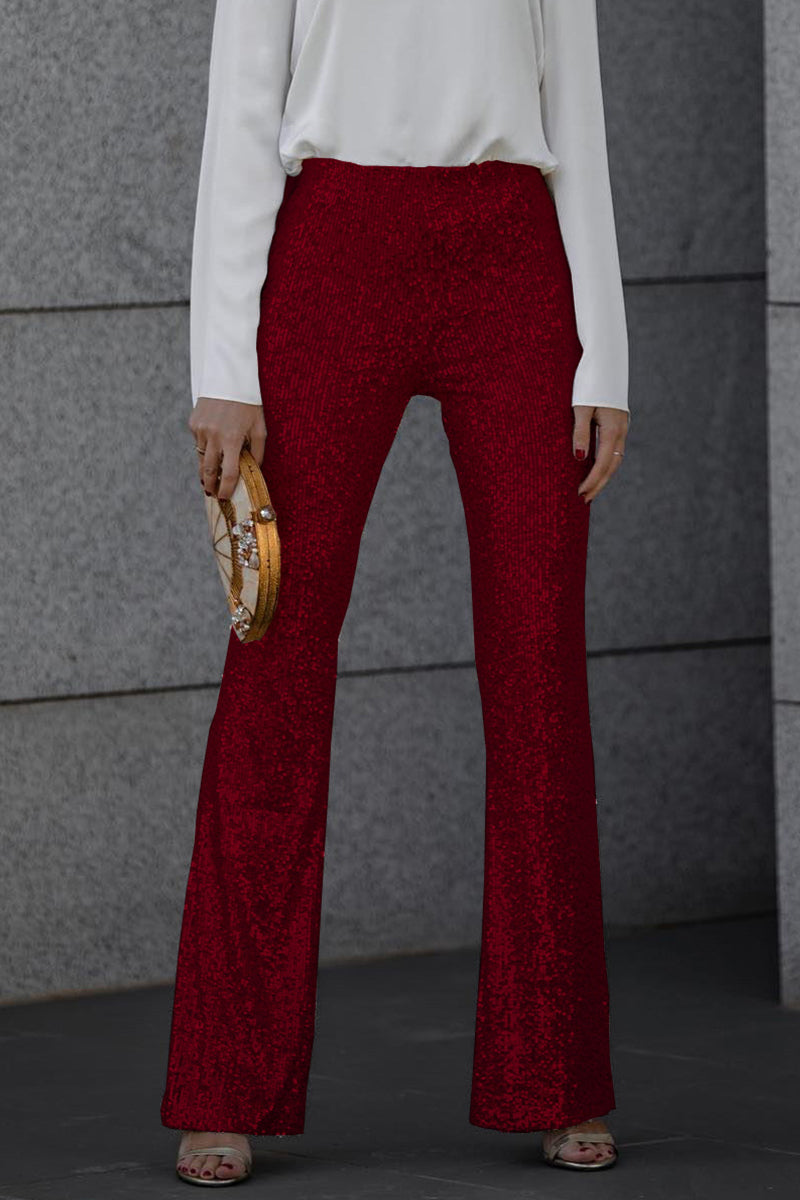 Camila | Shimmering Flared Trousers