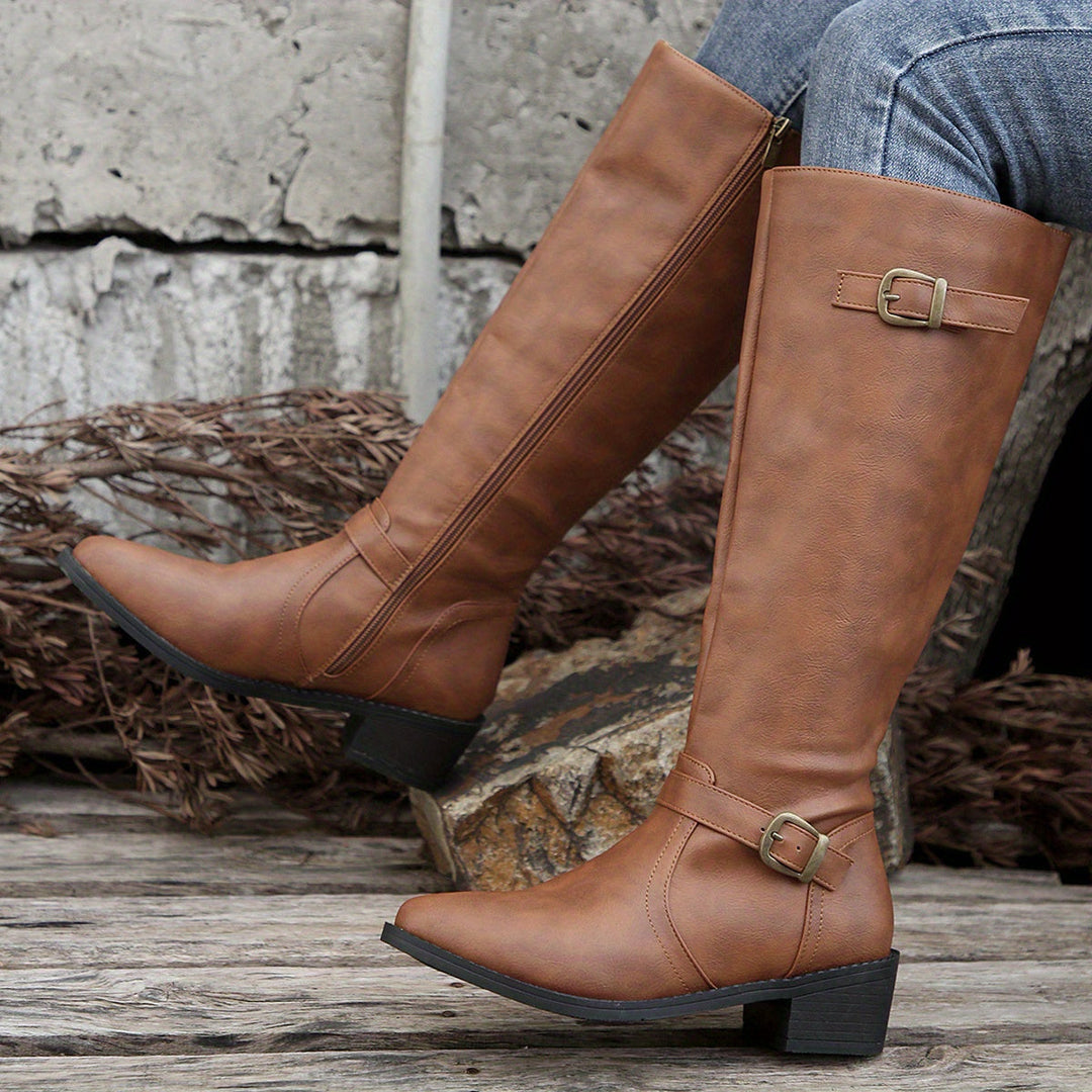 Naomi | Classic Riding Knee-High Boots