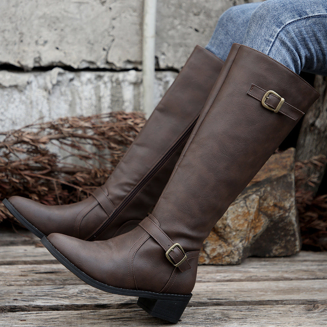 Naomi | Classic Riding Knee-High Boots