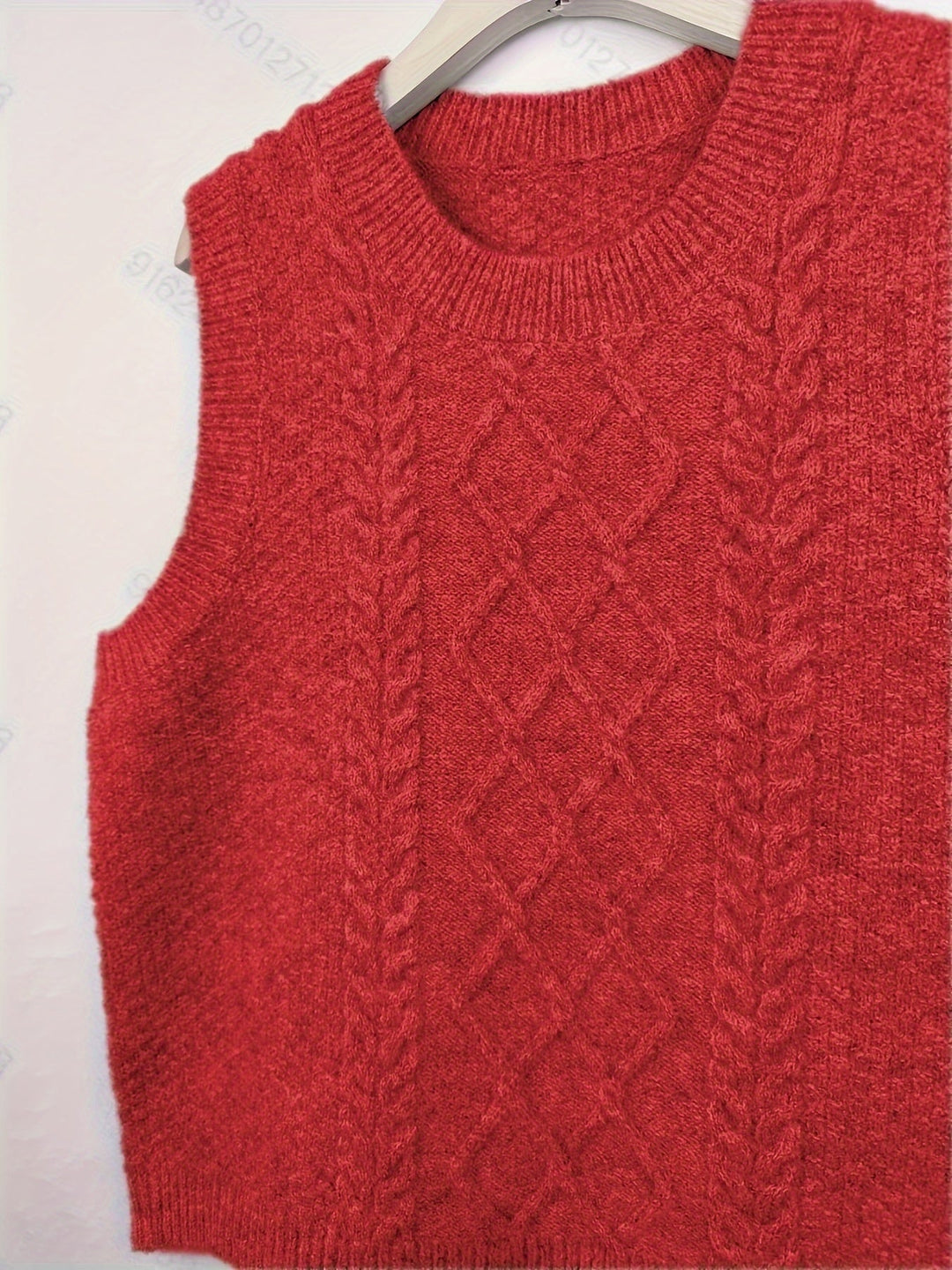Brooke | Cable-Knit Jumper Vest