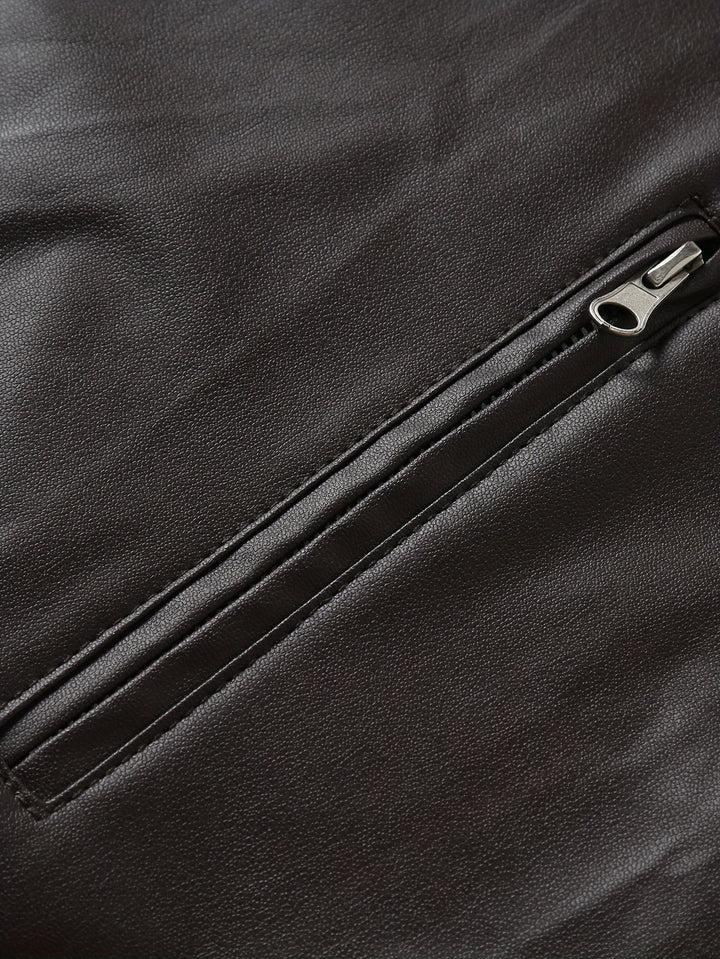Roman | Stand-Collar Moto Jacket