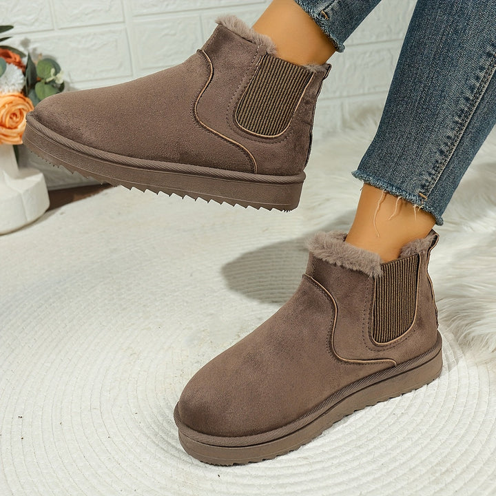 Adrienne | Cozy Platform Ankle Boots