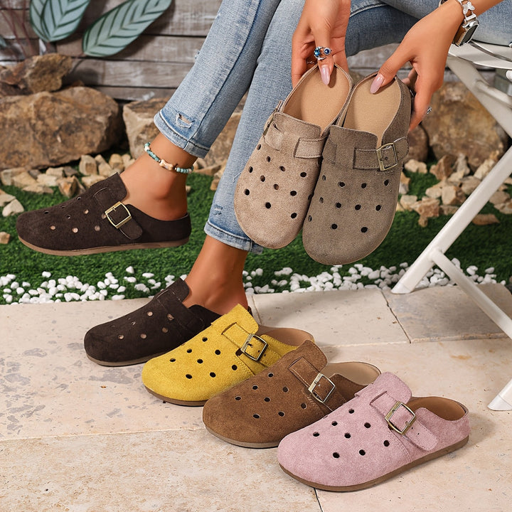 Marion | Buckle-Detail Slip-On Clogs