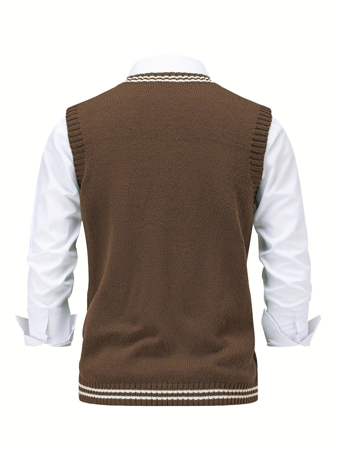 Gideon | Cable-Knit V-Neck Jumper Vest