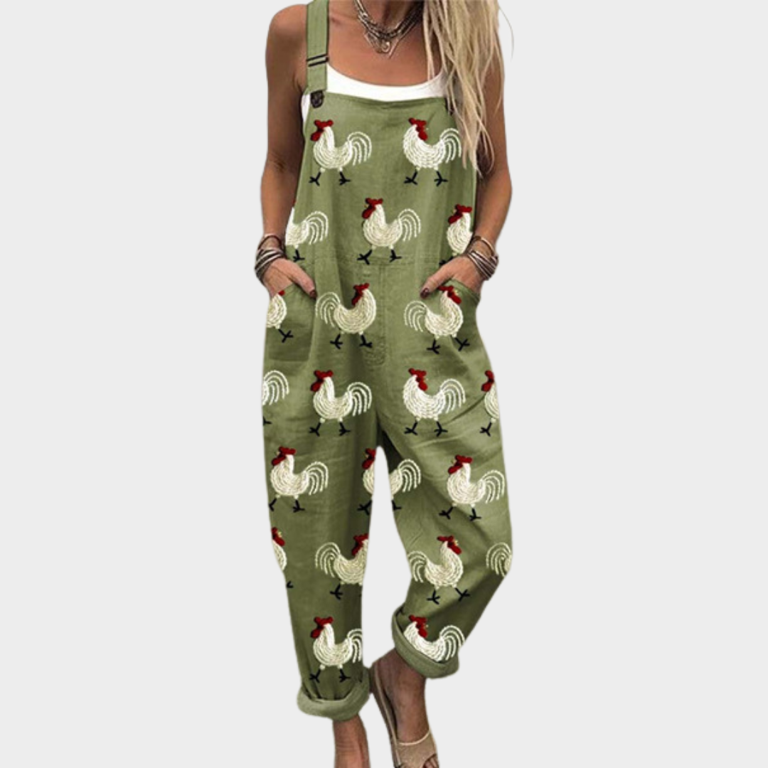 Clara | Comfortable Chick Art Jumpsuit
