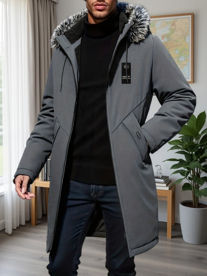 Lincoln | Hooded Mid-Length Parka Jacket