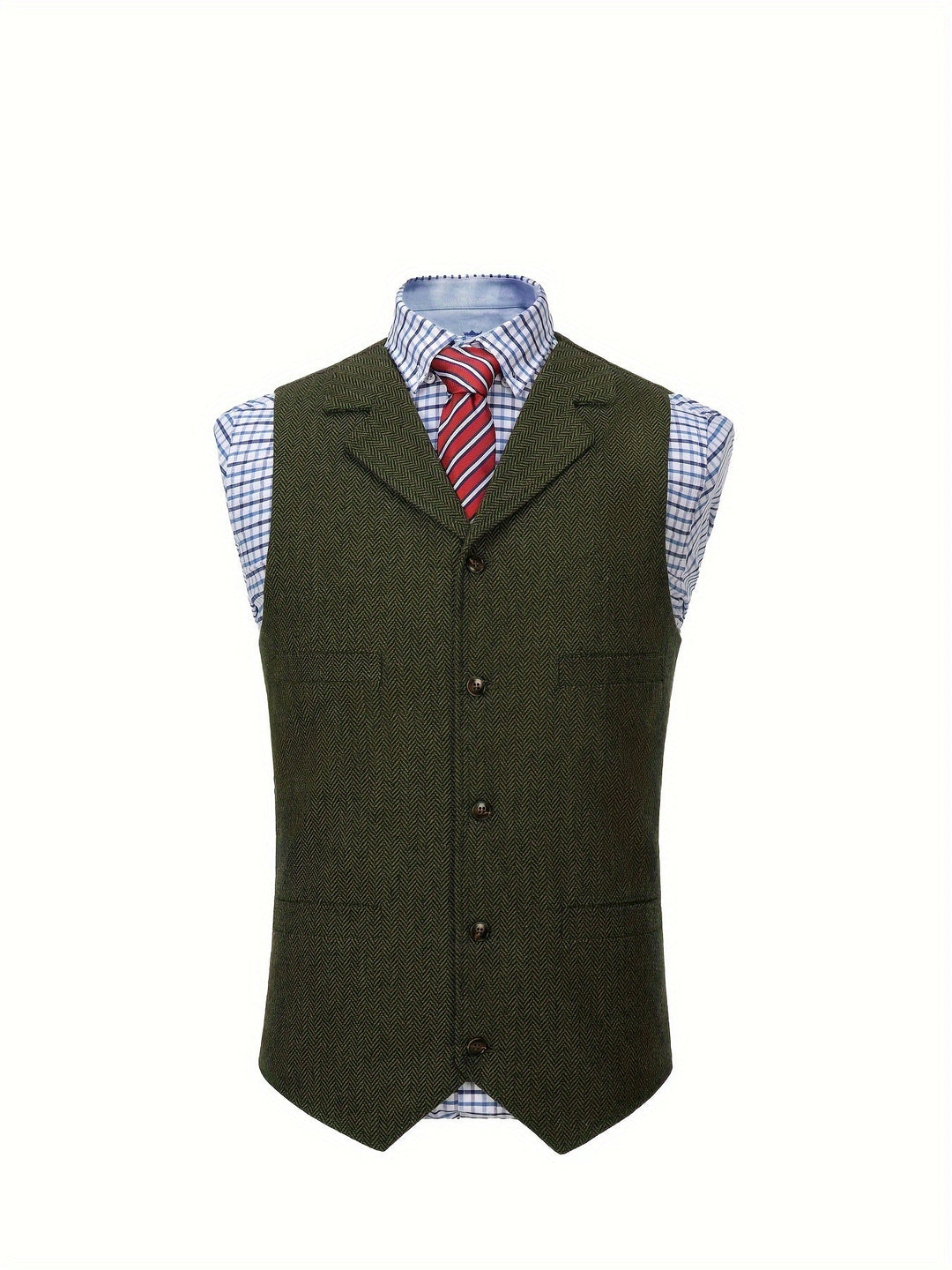 Colton | Heritage Herringbone Vest