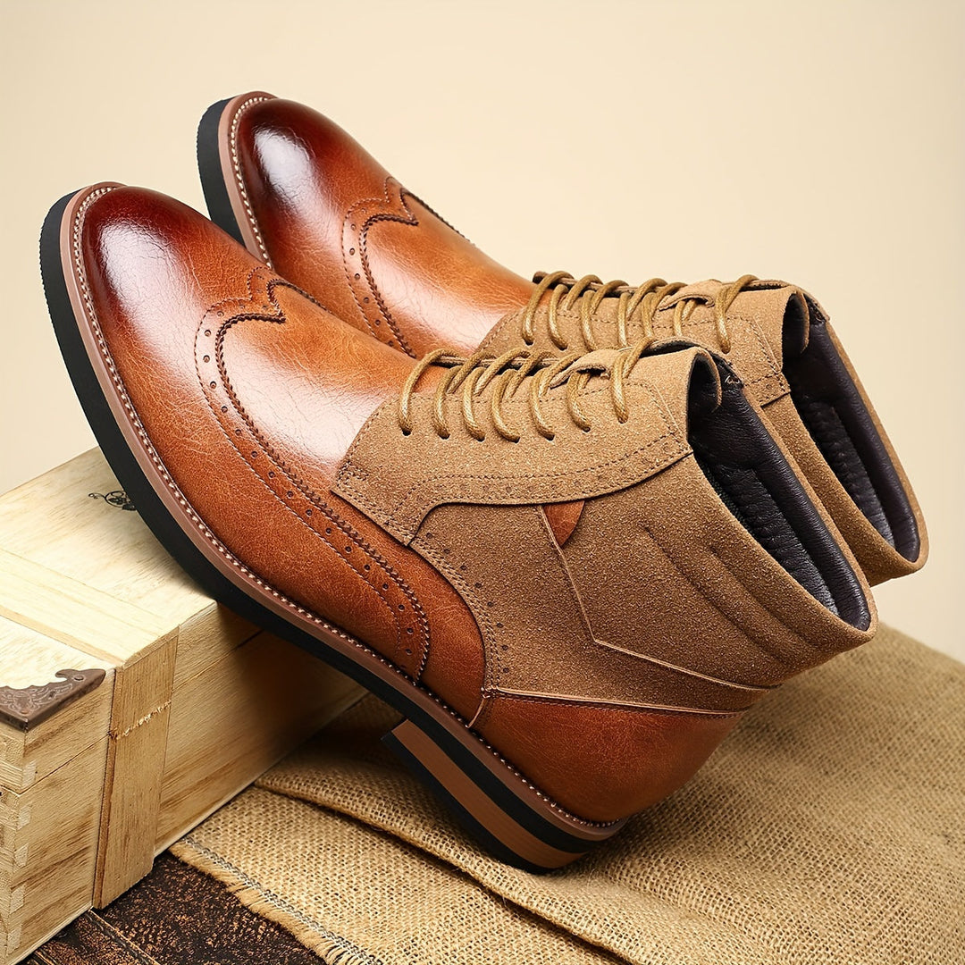 Roland | Classic Wingtip Ankle Boots