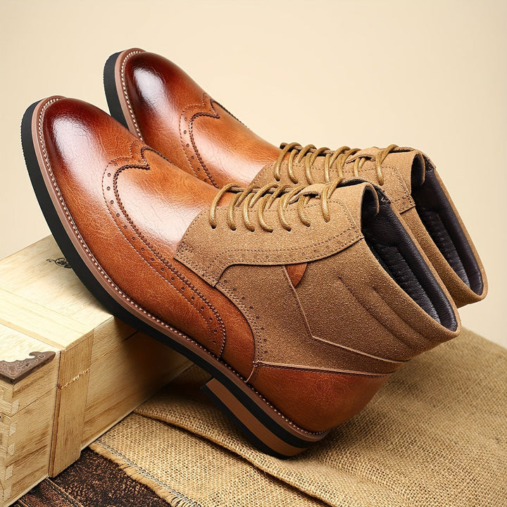 Roland | Classic Wingtip Ankle Boots