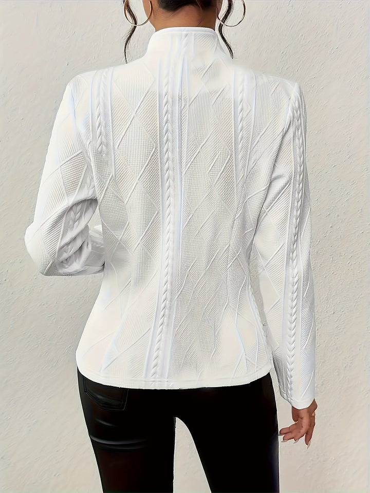 Whitney | Waist-Defining Textured Blazer