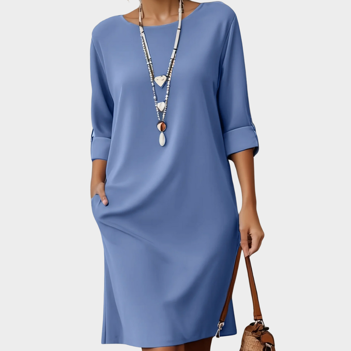Emily | Comfortable Round Neck Dress