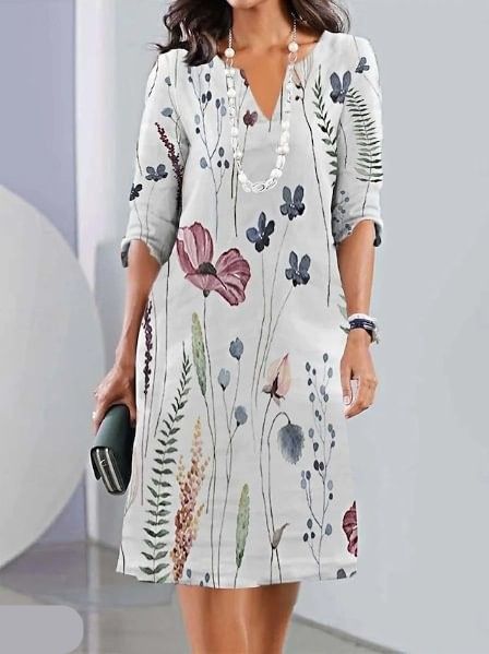Margot | Floral Layered Tunic Dress
