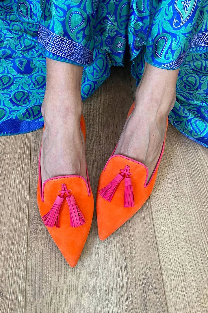 Bailey | Elegant Pointed Tassels Loafer
