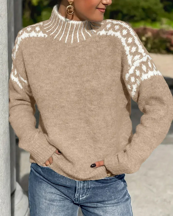 Aurelia | Cozy Patterned Jumper