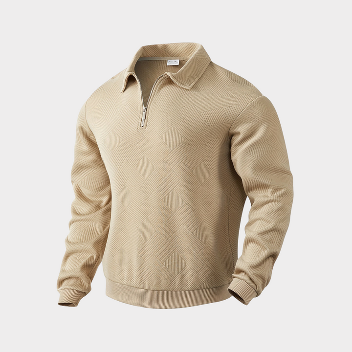 Hudson | Textured Half-Zip Pullover