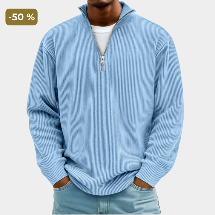 Chase | Stylish Zipper High Neck Jumper