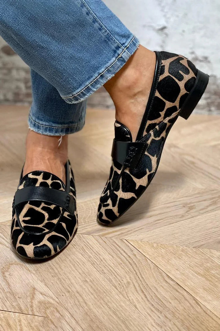 Myrtle | Elegant Animal Print Loafer