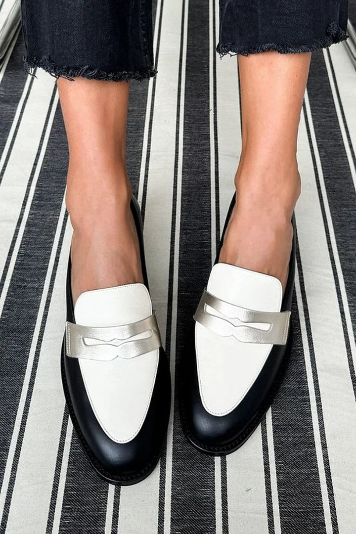 Alicia | Stylish Monochrome Premium Loafers